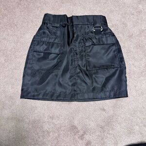 Black Utility Skirt
